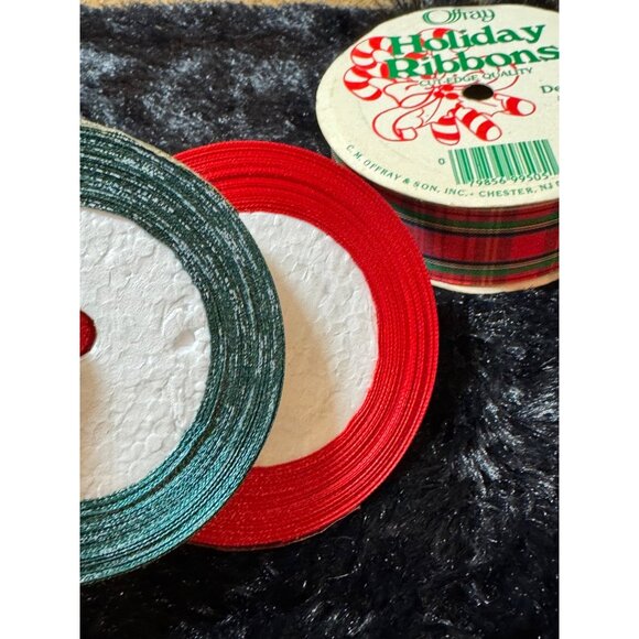 Assorted Christmas Ribbon Set Of 6 Spools - Picture 11 of 12